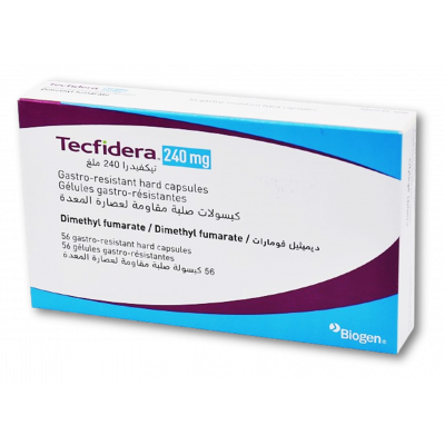 TECFIDERA 240 MG ( DIMETHYL FUMARATE ) 56 GASTRO- RESISTANT CAPSULES